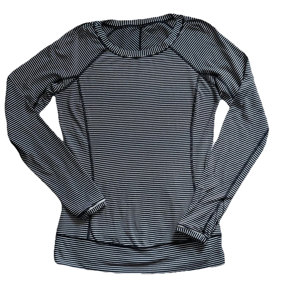 Lululemon Womens Race Your Pace Long Sleeve Shirt Performance Top 8 Athleisure